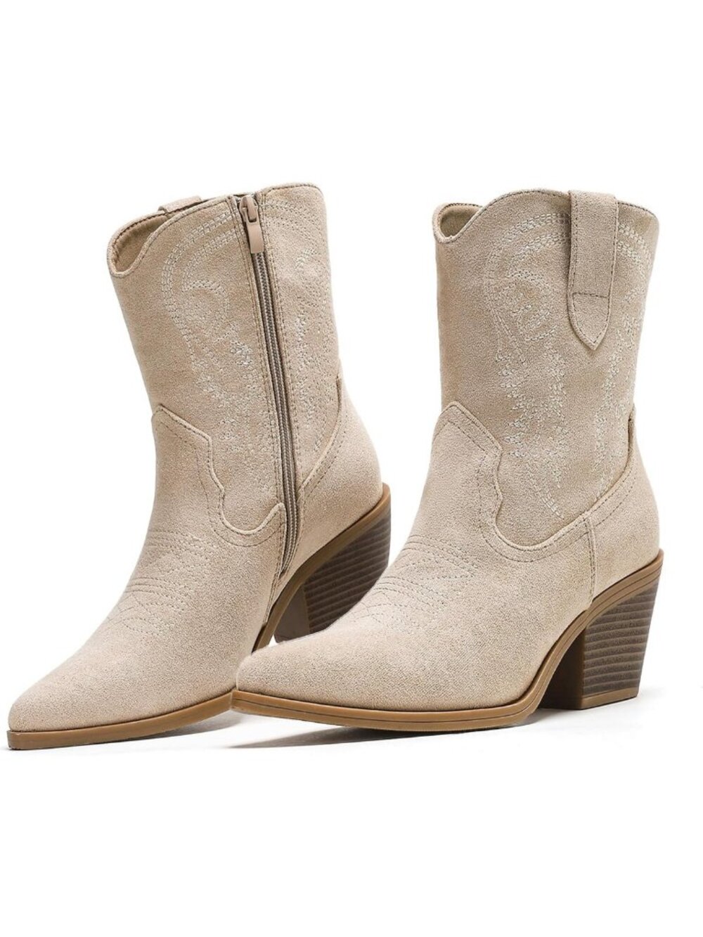 Stylish Western Ankle Boots for Women | Embroidered Cowboy Booties